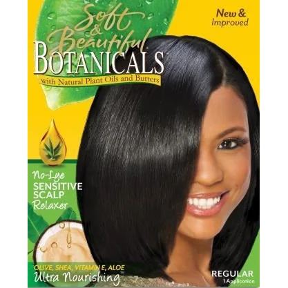 Botanicals by Soft & Beautiful No-Lye Sensitive Scalp Regular Relaxer