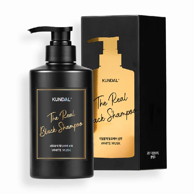 The Real Color Coating Black Shampoo 500ml - White Musk