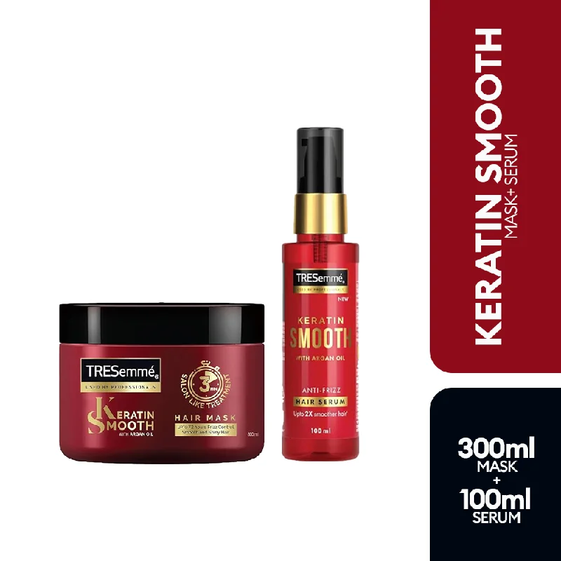 TRESemmé Keratin Smooth Mask 300ml + Serum 100ml