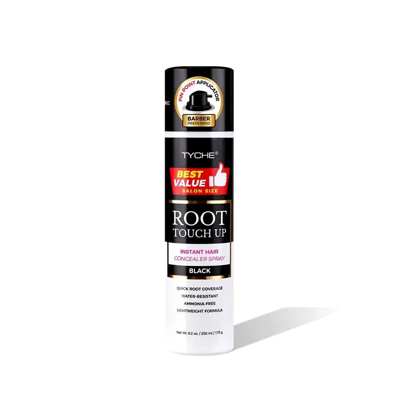 NICKA K TYCHE Root Touch Up Instant Hair Concealer Spray [BLACK] 6.2oz