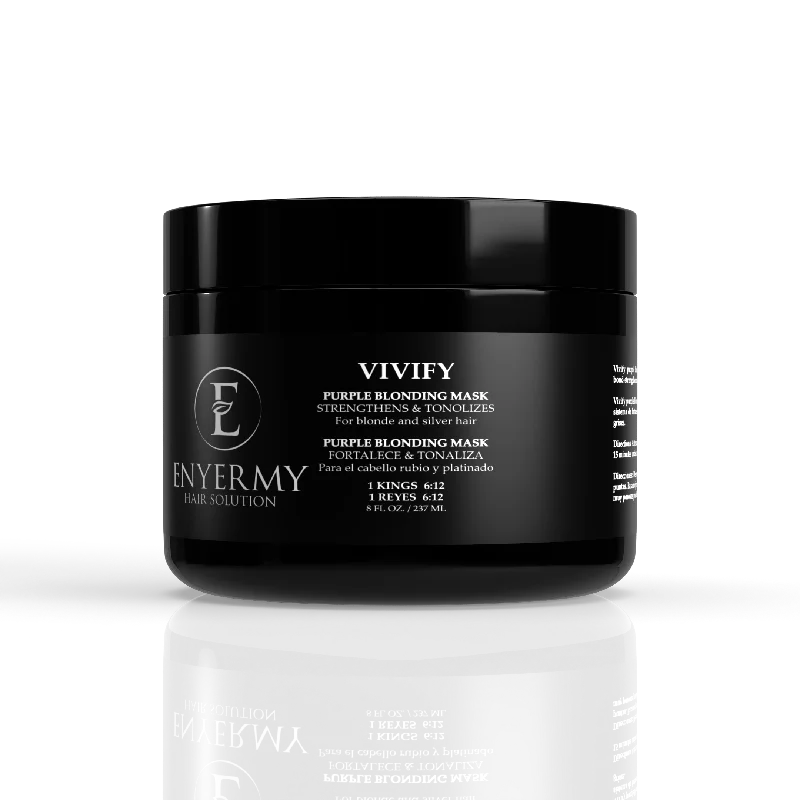 ENYERMY STUDIO PRO VIVIFY BLONDING Hair Purple Mask for Brassy Blonde